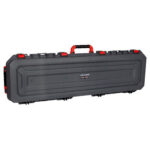 Plano Rustrictor AW2 52", Gray/Red Plastic Rifle Hard Case w/ Wheels