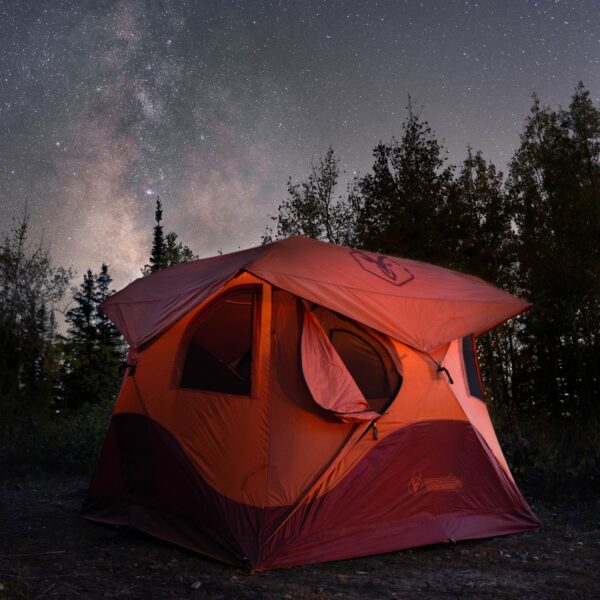 Gazelle Tents T4 Hub Tent Overland Edition Sunset Orange Lake Country Coop Outdoors